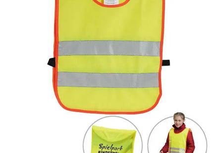 Kinder-Sicherheitsüberwurf - Neongelb: Hervorragende Sichtbarkeit für sicheres Spielen im Freien TK Gruppe® Grosshandel 