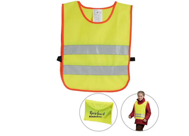 Kinder-Sicherheitsüberwurf - Neongelb: Hervorragende Sichtbarkeit für sicheres Spielen im Freien TK Gruppe® Grosshandel 