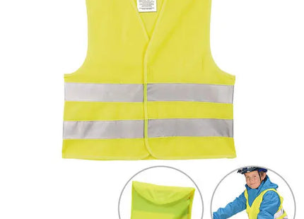 Kinder-Sicherheitswarnweste - Neon Gelb: Hohe Sichtbarkeit für sicheres Spielen im Freien TK Gruppe® Grosshandel 
