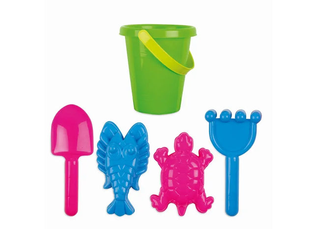 Kinder Strandset SANDY - multicolour Buntes Sandspielzeug-Set für kreative Strandabenteuer TK Gruppe® Grosshandel 