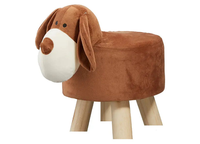 Kinderhocker in Hundeoptik, ca. 30 cm hoch, robustes Design TK Gruppe® Grosshandel 