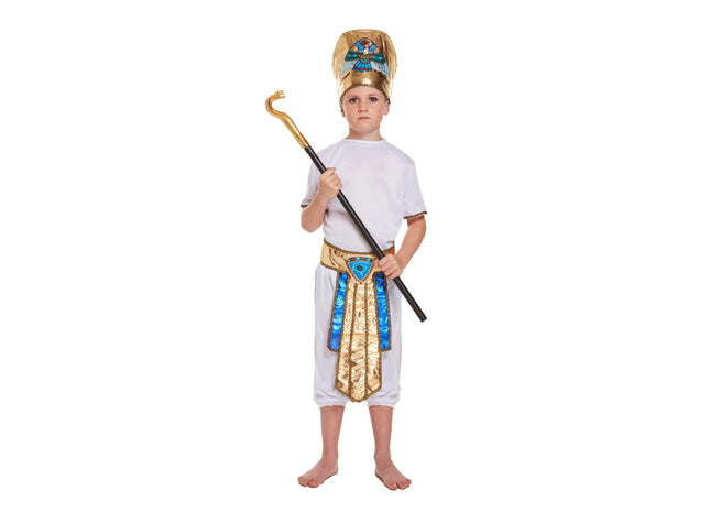 Kinderkostüm Ägyptischer Junge, Größe S (4-6 Jahre), Historisches Pharao-Outfit TK Gruppe® Grosshandel 