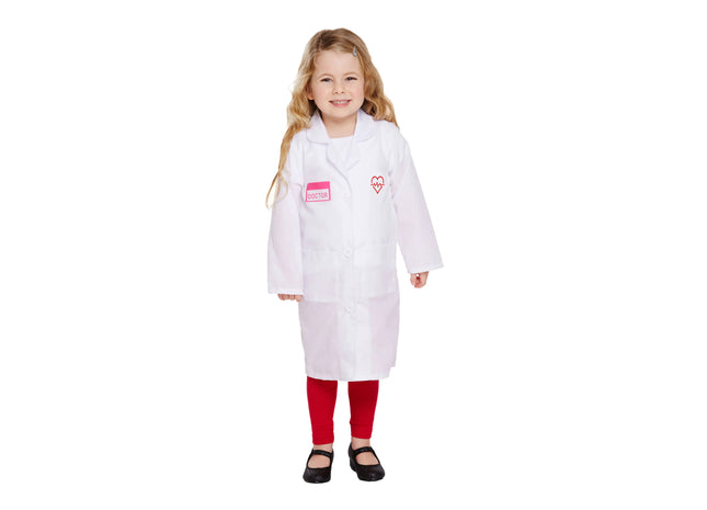 Kinderkostüm Arztkittel Für Mädchen, 3 Jahre - Doktor Verkleidung Kleinkind TK Gruppe® Grosshandel 