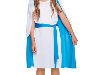 Kinderkostüm Jungfrau Maria Groß, Größe 10-12 Jahre, Religiöses Weihnachtskostüm TK Gruppe® Grosshandel 