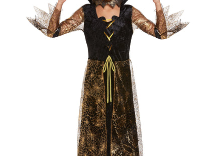 Kinderkostüm Spiderella, Hexe Verkleidung, Größe Medium (7-9 Jahre) TK Gruppe® Grosshandel 