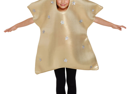 Kinderkostüm Stern Groß, Größe 10-12 Jahre - Komplettes Verkleidungsset TK Gruppe® Grosshandel 