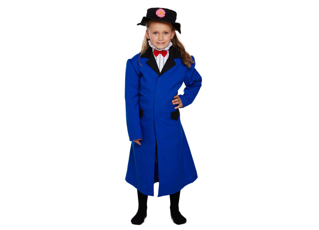 Kinderkostüm Viktorianisches Kindermädchen, Mittelgroß für 7-9 Jahre - Historische Verkleidungen TK Gruppe® Grosshandel 