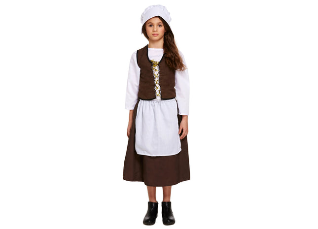 Kinderkostüm Viktorianisches Mädchen, Mittel, 7-9 Jahre TK Gruppe® Grosshandel 