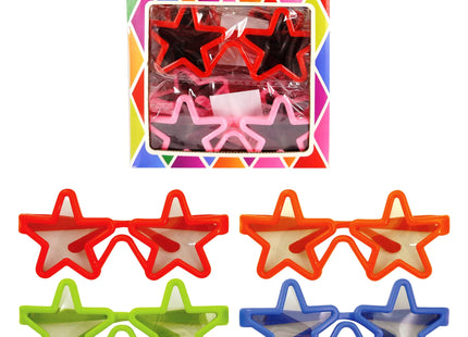 Kindersonnenbrille Stern - 6 verschiedene Farben TK Gruppe® Grosshandel 