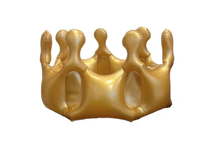King Aufblasbare Krone in Gold – Majestätisch & Spaßig für Partys TK Gruppe® Grosshandel 