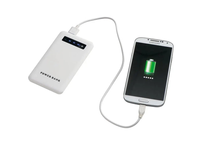 Kingsville 4000mAh Tragbare Powerbank - Kompakt & Weiß TK Gruppe® Grosshandel 