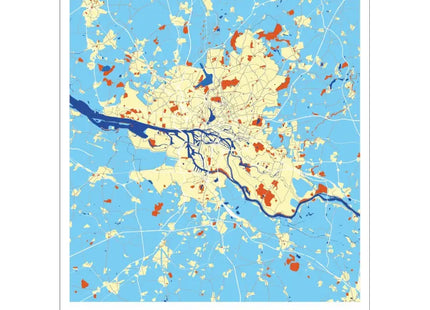 Kitchen & Lifestyle Calendar - Artistic Map Design Culinary & Lifestyle Agenda Creative Cartography Planner TK Gruppe® Grosshandel 