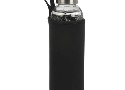 Klagenfurt Elegante Schwarze Glasflasche - Modern & Stilvoll TK Gruppe® Grosshandel 