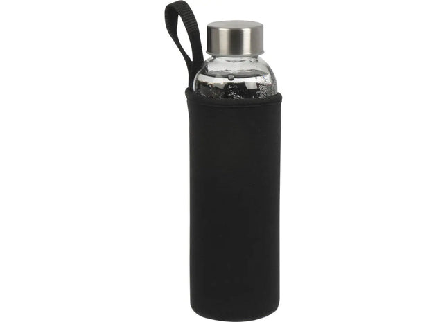 Klagenfurt Elegante Schwarze Glasflasche - Modern & Stilvoll TK Gruppe® Grosshandel 