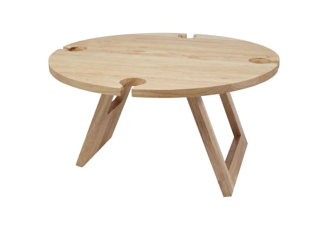 Klappbarer Picknicktisch Soll - Natural Look, Robust & Tragbar TK Gruppe® Grosshandel 
