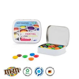 Klappdose gefüllt mit m&m's Chocolate – Bunter Schokospaß zum Teilen TK Gruppe® Grosshandel 