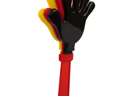 Klapperhand Fan-Artikel in Schwarz, Rot und Gelb TK Gruppe® Grosshandel 