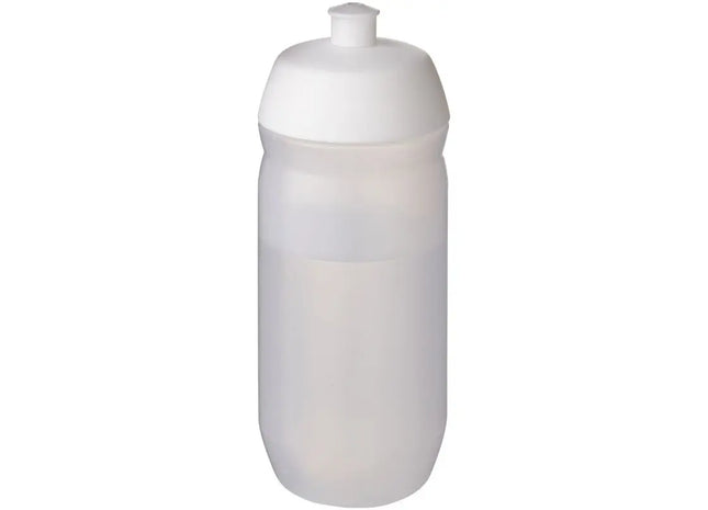 HydroFlex™ Clear 500ml Squeezy Sportflasche - Weiß/Klar mattiert TK Gruppe® Grosshandel 