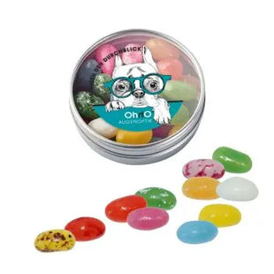 Klarsichtdose voller Jelly Beans – Personalisiert, farbenfroh und lecker TK Gruppe® Grosshandel 