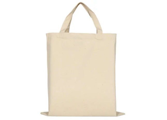 Klassische Canvas-Tasche in Naturfarbe mit Zwei Kurzen Henkeln - Zeitlos & Robust TK Gruppe® Grosshandel 