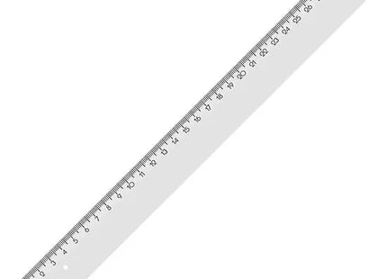 Klassisches 30 cm Lineal in Weiß – Präzise, Robust & Vielseitig TK Gruppe® Grosshandel 