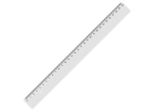 Klassisches 30 cm Lineal in Weiß – Präzise, Robust & Vielseitig TK Gruppe® Grosshandel 