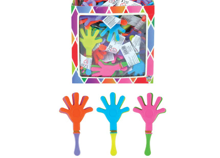 Klatschhände, 9 cm, 6 verschiedene Farben TK Gruppe® Grosshandel 