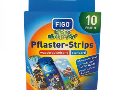 Klebeverbände für Kinder 'Kleine Abenteurer', 10 bunte Pflasterstreifen TK Gruppe® Grosshandel 