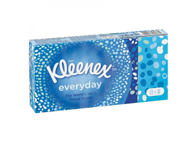 Kleenex 2-lagige Taschentücher, 8x9 Packung - Weich & Reißfest TK Gruppe® Grosshandel 