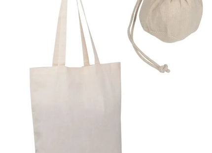 Kleholm Weiße Verwandlungs-Baumwolltasche, Flexibel & Praktisch TK Gruppe® Grosshandel 
