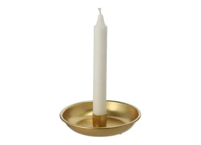 Kleine Elegante Goldschale mit Kerzenständer, Durchmesser 13,5 cm TK Gruppe® Grosshandel 
