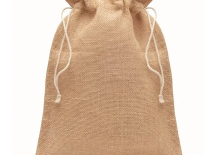 Kleine Jute Tasche 14x22 cm JUTE SMALL - beige - umweltfreundlich und vielseitig für den Alltag TK Gruppe® Grosshandel 