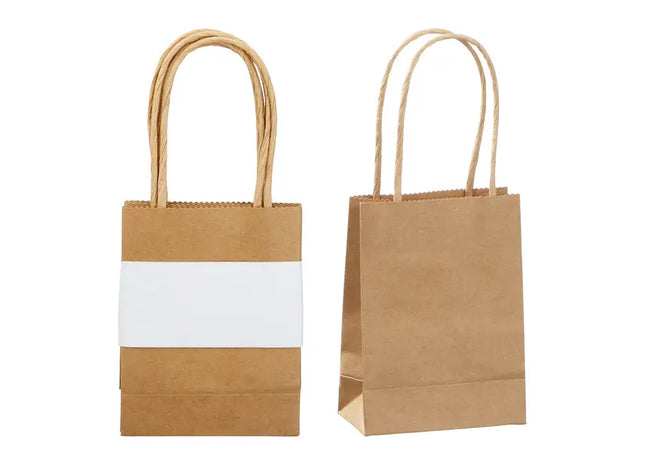Kleine Kraftpapiertüten - Umweltfreundliches 3er Set, 10x13x5 cm TK Gruppe® Grosshandel 