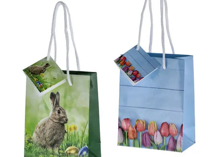 Kleine Oster-Geschenktüte für zarte Geschenke, Ca. 14 cm, 2er-Pack TK Gruppe® Grosshandel 