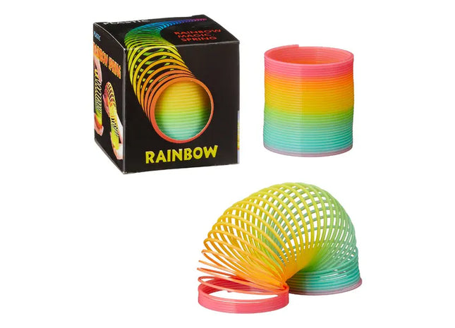 Kleine Regenbogen-Spirale, Deko-Element, ca. 7cm Durchmesser TK Gruppe® Grosshandel 