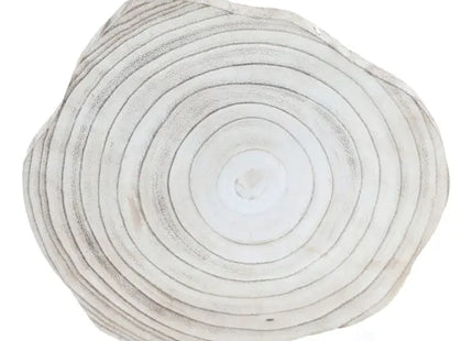 Kleine Rustikale Holzscheibe, 22x19x3cm - Vielseitige Dekorplatte TK Gruppe® Grosshandel 