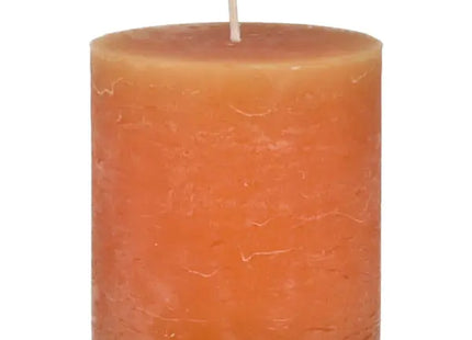 Kleine Rustikale Stumpenkerze in Honig, 7x8cm - Charmantes Lichtelement TK Gruppe® Grosshandel 