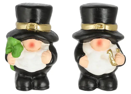 Kleine Schornsteinfeger Wichtel – 2er Set, Glücksbringer Figuren, ca. 7cm Höhe, Dekoration TK Gruppe® Grosshandel 