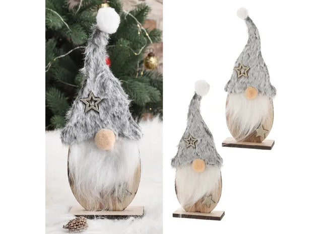 Kleine Stehende Wichtel, 2er-Set, Höhe ca. 23cm - Niedliche Dekofiguren TK Gruppe® Grosshandel 