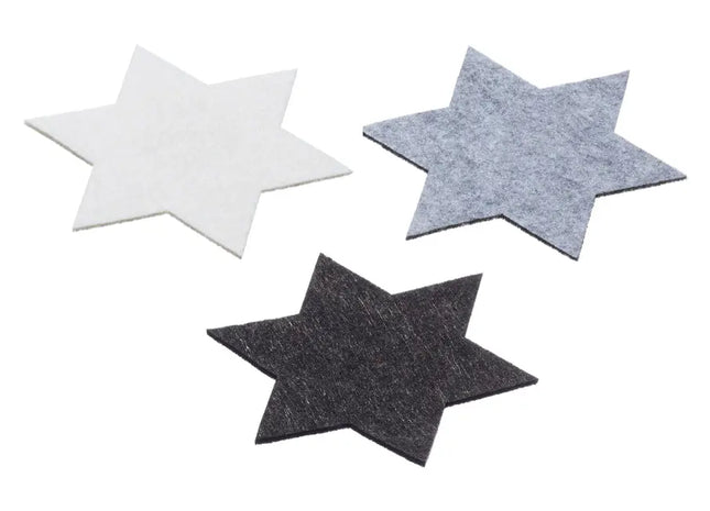 Kleine Sternförmige Untersetzer, Set aus 3, Dekorativ, 15cm Durchmesser TK Gruppe® Grosshandel 