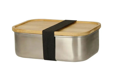 Kleine Vorratsdose Vesper - Silber Natur Praktisch & Stilvoll Hochwertige Aufbewahrung TK Gruppe® Grosshandel 