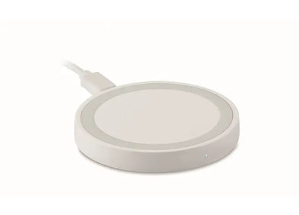 Kleine drahtlose Ladegerät WIRELESS PLATO + - Weiß TK Gruppe® Grosshandel 