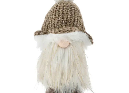 Kleiner Brauner Gartenwichtel - Niedliche Erdige Deko, 28 cm Hoch TK Gruppe® Grosshandel 