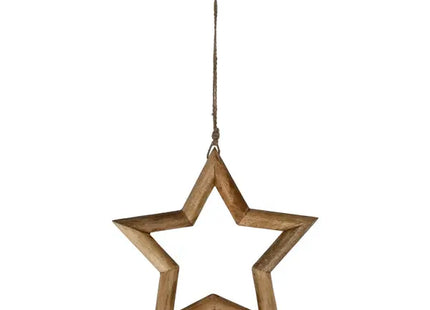 Kleiner Deko-Hängestern, 40x40 cm, Sternform TK Gruppe® Grosshandel 