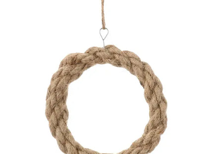 Kleiner Jute-Hängering, Öko-Bastelring, Durchmesser ca. 16 cm TK Gruppe® Grosshandel 