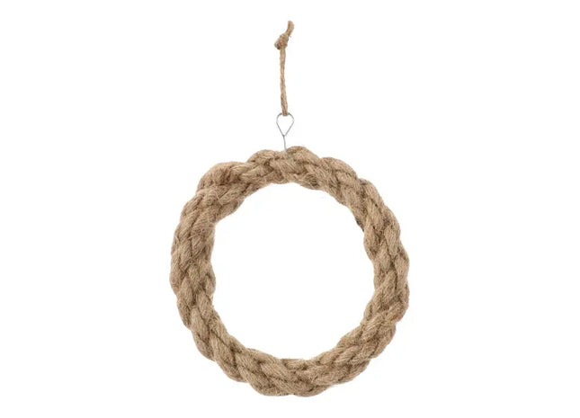 Kleiner Jute-Hängering, Öko-Bastelring, Durchmesser ca. 16 cm TK Gruppe® Grosshandel 