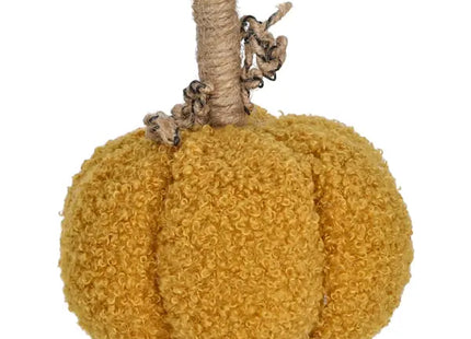 Kleiner Kürbis-Plüsch - 11cm Durchmesser, gemütlicher Akzent für Halloween- und Herbstdekoration TK Gruppe® Grosshandel 