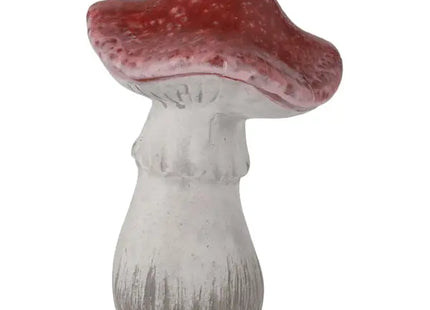 Kleiner Leuchtend Roter Pilz - Dekoratives Element, 9,5cm Hoch TK Gruppe® Grosshandel 