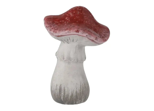 Kleiner Leuchtend Roter Pilz - Dekoratives Element, 9,5cm Hoch TK Gruppe® Grosshandel 