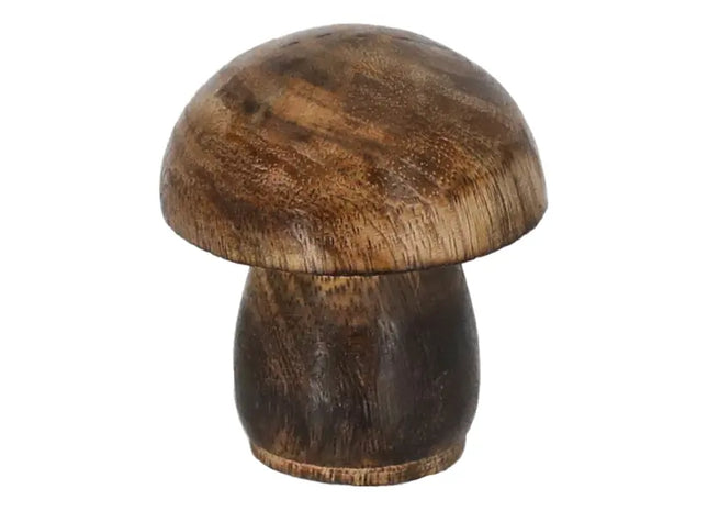 Kleiner Mangoholz-Pilz, 5cm hoch - Niedliches Deko-Element für Zuhause TK Gruppe® Grosshandel 